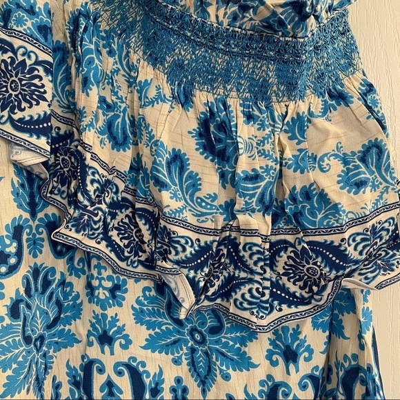 𝅺nwt Anthropologie plenty by Tracy Reese Ruffled One Shoulder Blouse top Small - Picture 6 of 8